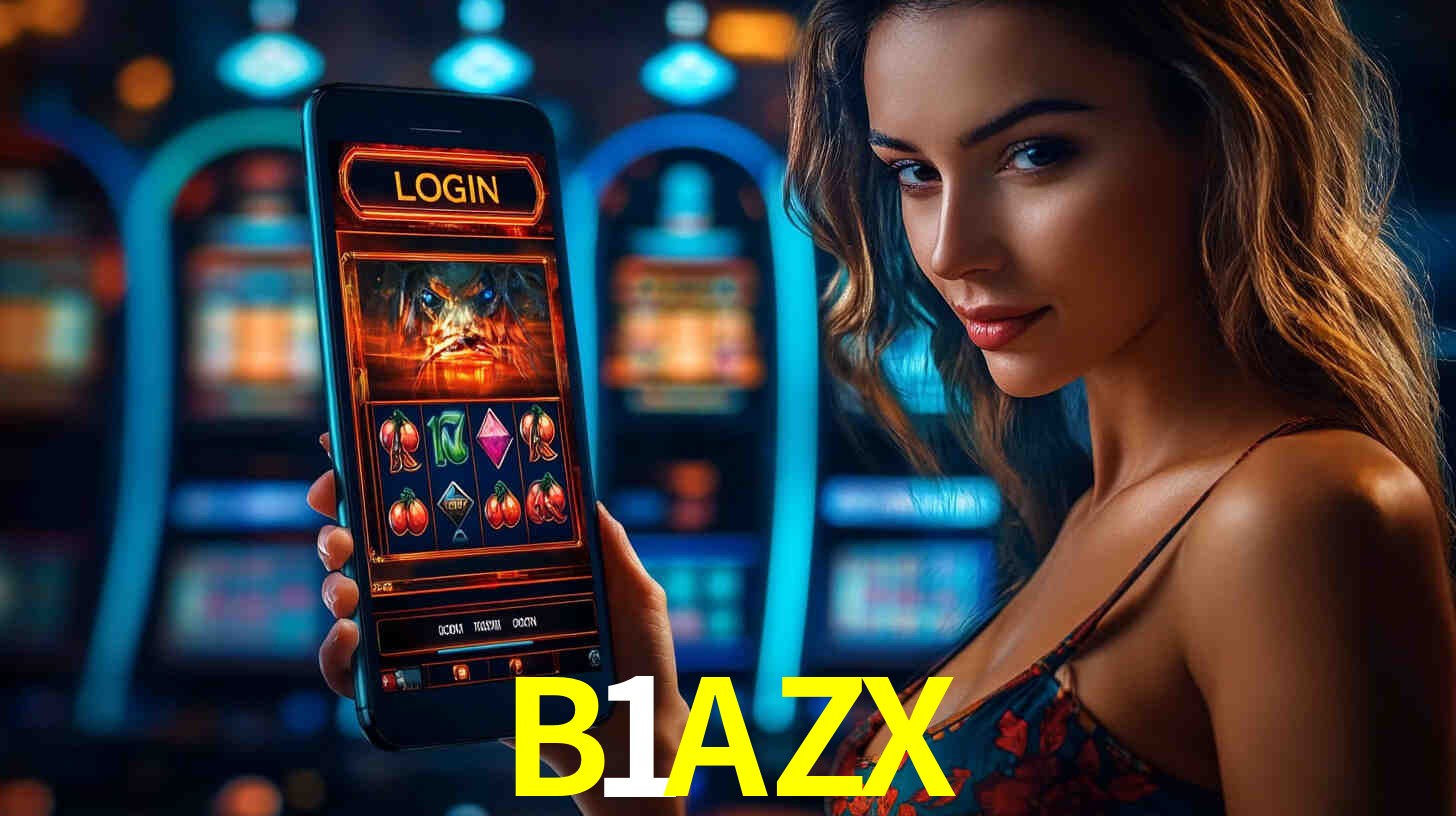 Interfaz de la app móvil B1AZX en un smartphone moderno