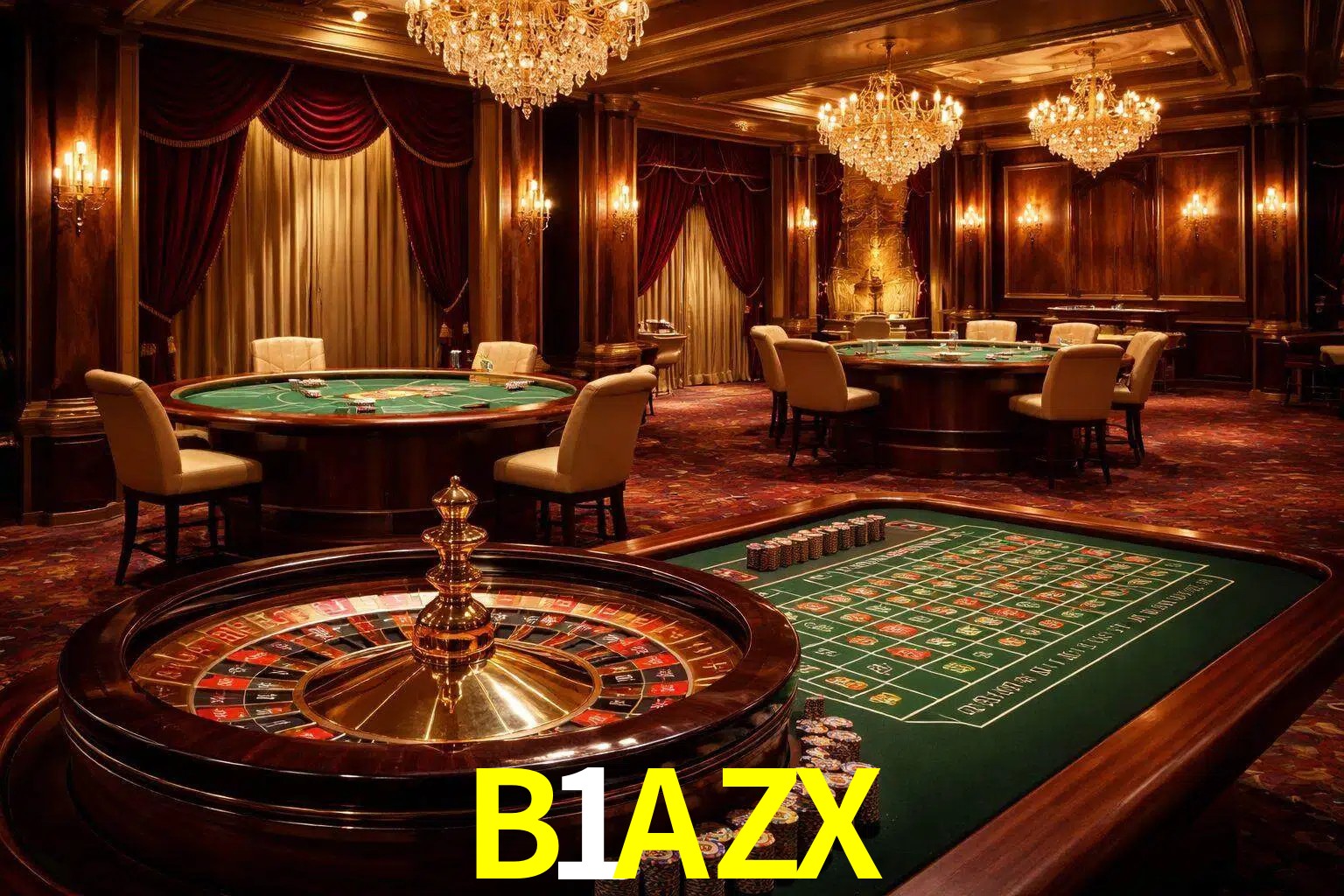 Una escena premium de mesa de casino en vivo con cartas, elementos de ruleta y un ambiente pulido de estudio de transmisión.